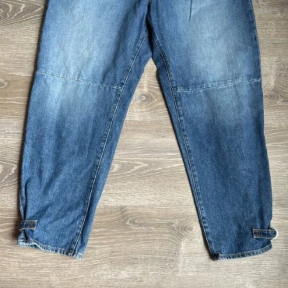 Veronica Beard Addie Paperbag Waist Tapered Jeans 30 - Picture 4 of 7